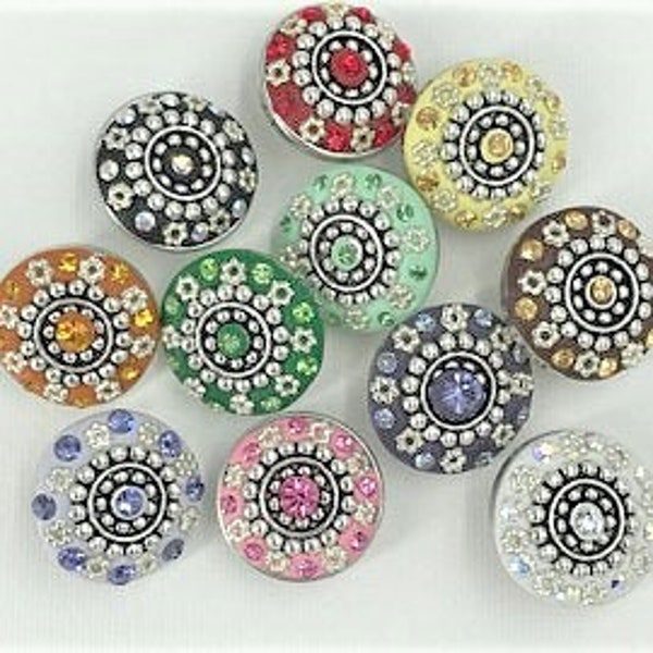 Kaleidoscope 18/20mm Jazz Snaps for Snap Button Jewelry