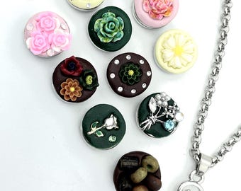 Flower 12mm 3D Jazz SnapsTM for Snap Button Jewelry