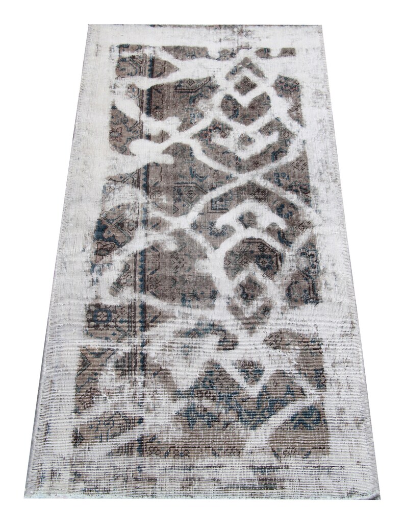 Handgewebter Teppich Einzigartige Floraler Gestrickte Teppich