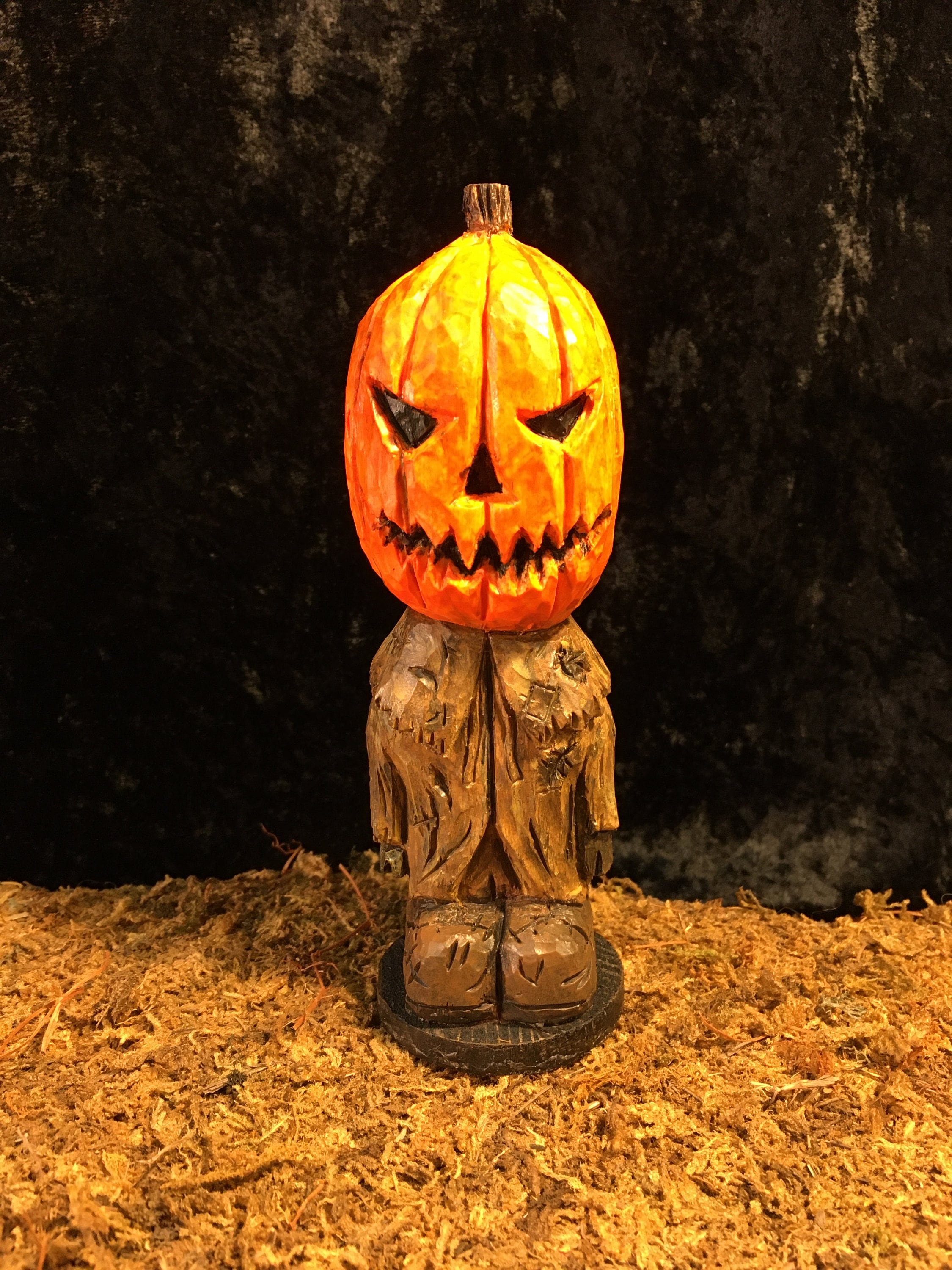 Pumpkin Head Jack High Quality Resin Figurine by J.posson Handmade
