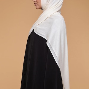 Buttercream Lenzing Modal Hijab - CAVE