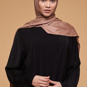 Cafe Au Lait Lenzing Modal Hijab - CAVE
