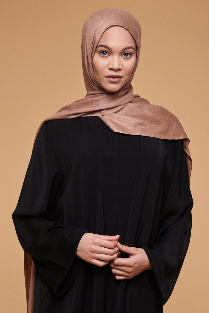 Cafe Au Lait Lenzing Modal Hijab - CAVE