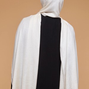 Buttercream Lenzing Modal Hijab - CAVE