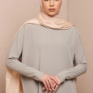 Pastel Rose Tan Lenzing Modal Hijab - CAVE