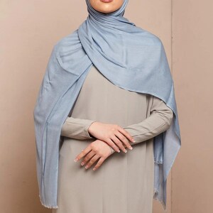 Airy Blue Lenzing Modal Hijab - CAVE