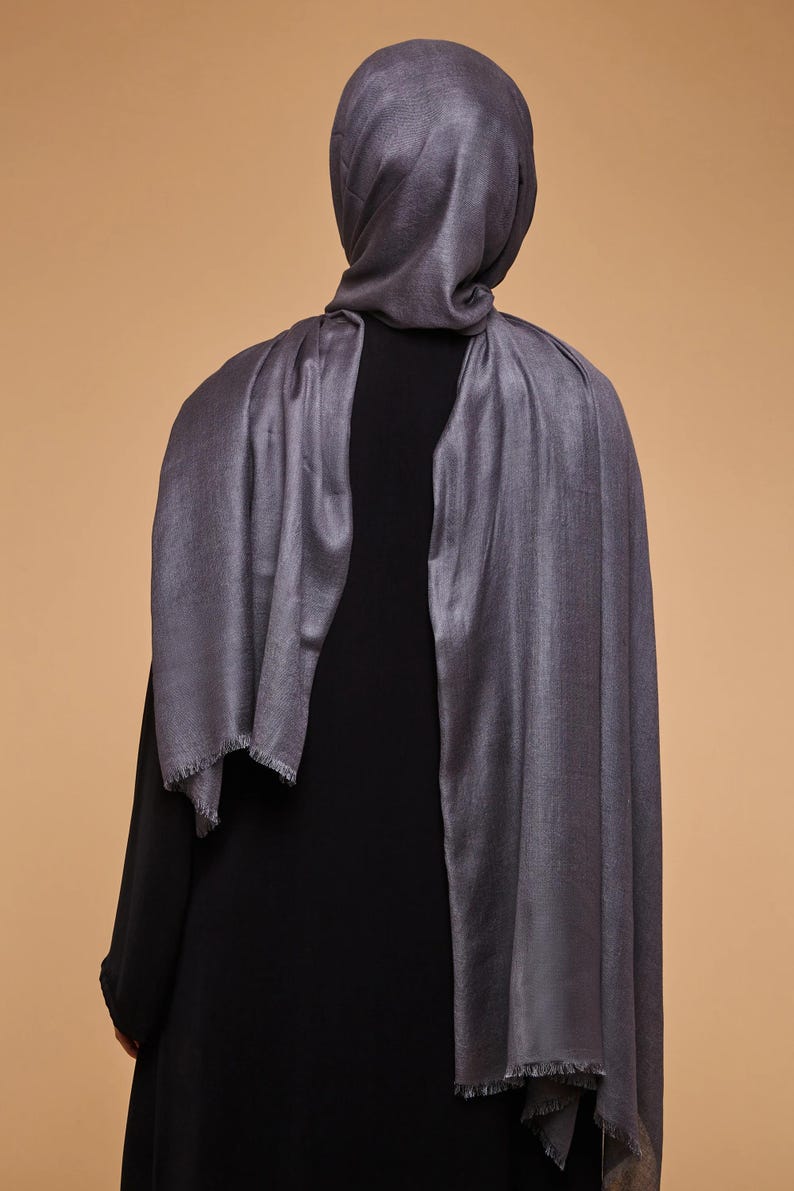Shadow Charcoal Lenzing Modal Hijab - CAVE
