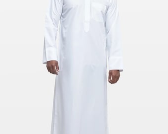 Gebroken witte Saudi-shirtkraag Thobe