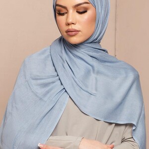 Airy Blue Lenzing Modal Hijab - CAVE