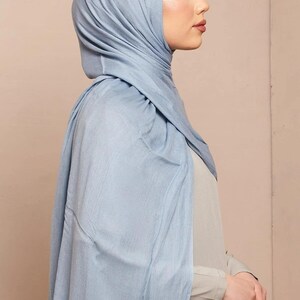 Airy Blue Lenzing Modal Hijab - CAVE