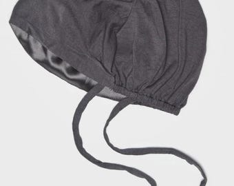 Hijabpet van satijnmix van houtskoolbamboejersey