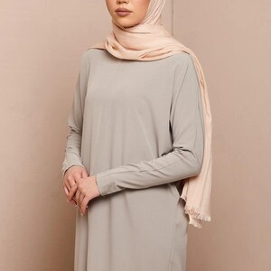 Pastel Rose Tan Lenzing Modal Hijab - CAVE