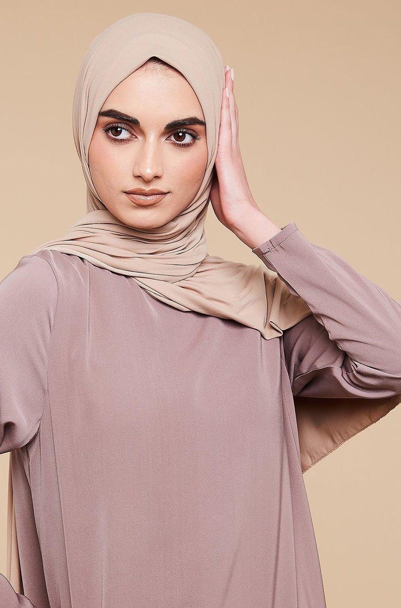 Stone Soft Modal Jersey Hijab image 3