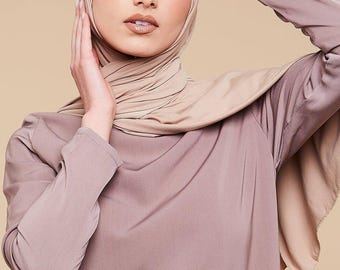 Stone Soft Modal Jersey Hijab