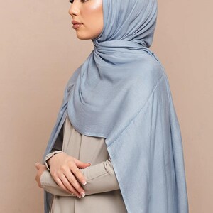 Airy Blue Lenzing Modal Hijab - CAVE