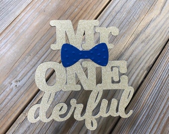 Mr Onederful Cake Topper, Bow Boys Cake Topper,Mr Onederful Cake Topper, Bow Tie One cake Topper.