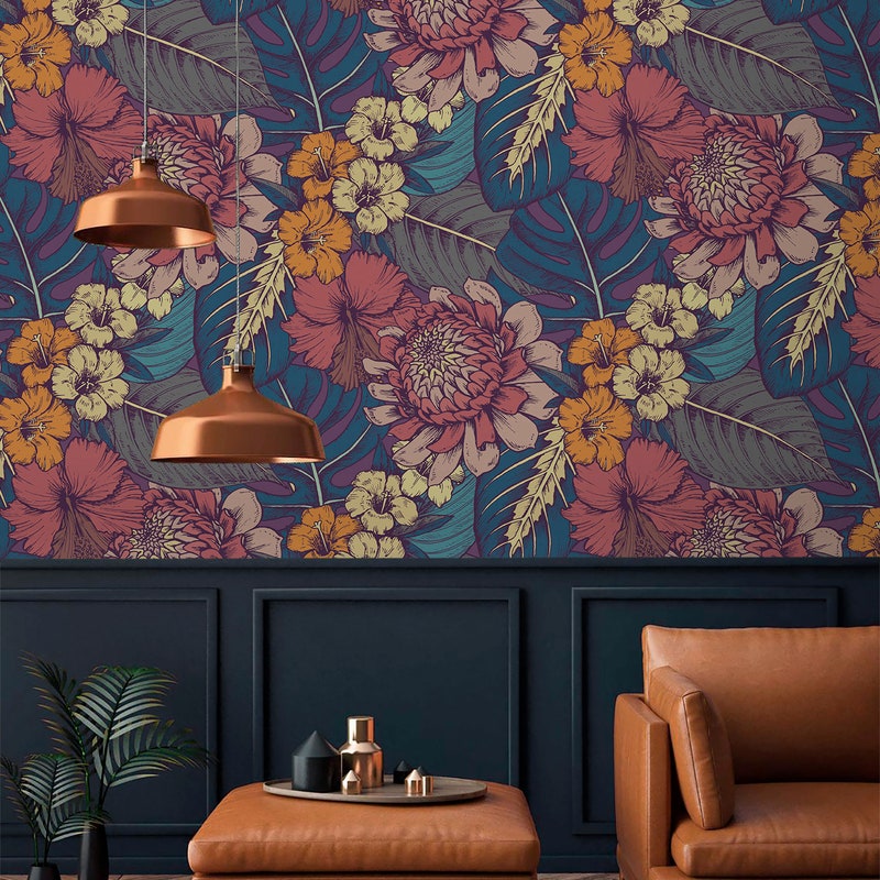 Accent Wallpaper - Etsy