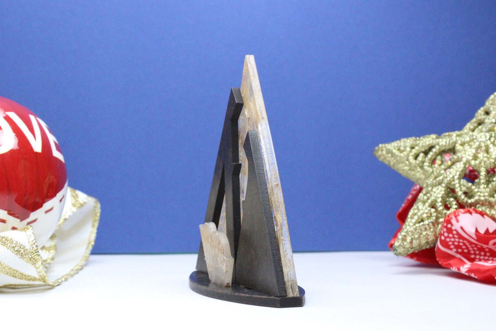 Decoración única de Navidad en materiales ecológicos | Etsy