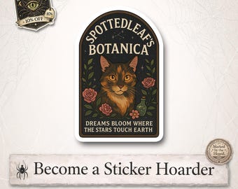 Warrior Cats | Spottedleaf's Botanica UVDTF Decal | Waterproof Sticker | 2" 3" 6" Size Options