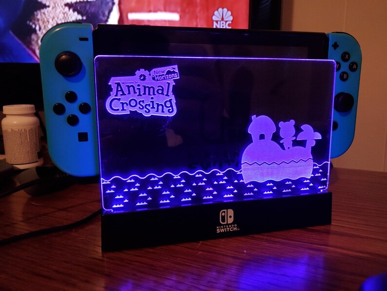 Animal Crossing Plate for Nintendo Switch Light Dock | Etsy