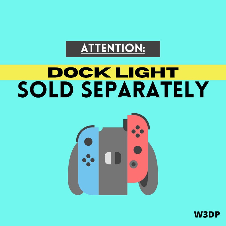 Custom Plate for Nintendo Switch Light Dock image 8