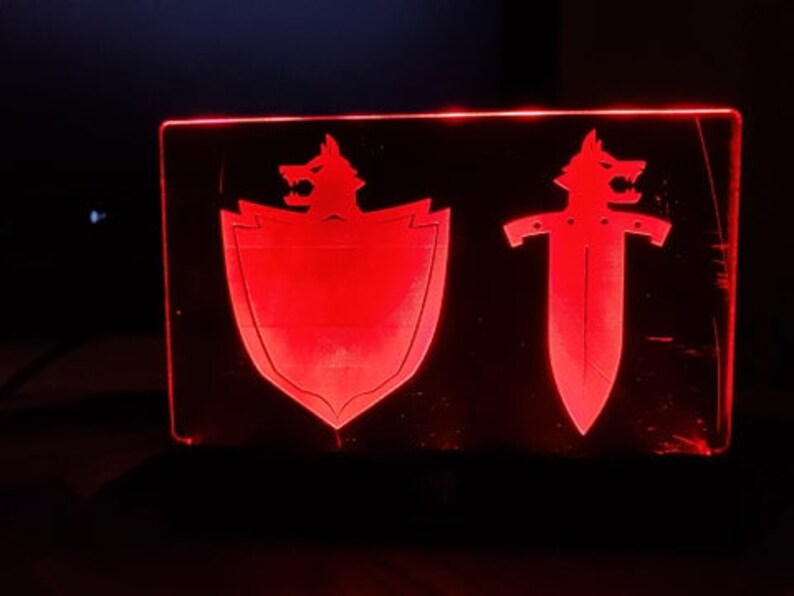 Custom Plate for Nintendo Switch Light Dock Sword Shield Emblems