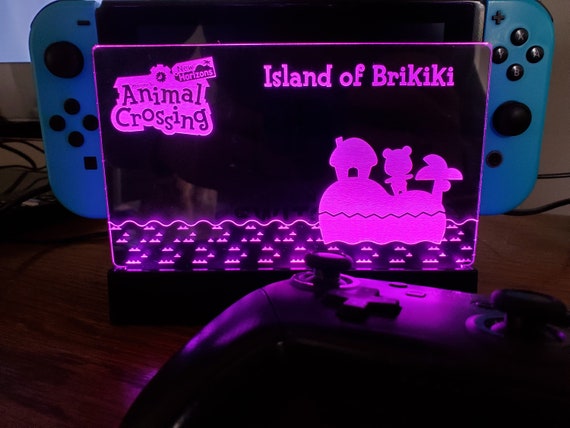 nintendo switch dock cover light up