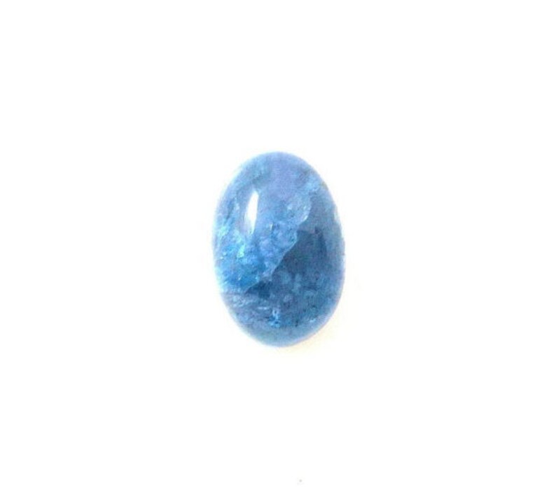4 Lot Option Natural Santa Aquamarine Cabochon Oval Smooth Polish Loose Gemstone,Blue Gems,Ring,Pendant,Earring,Jewelry,Beads,Bi Color,