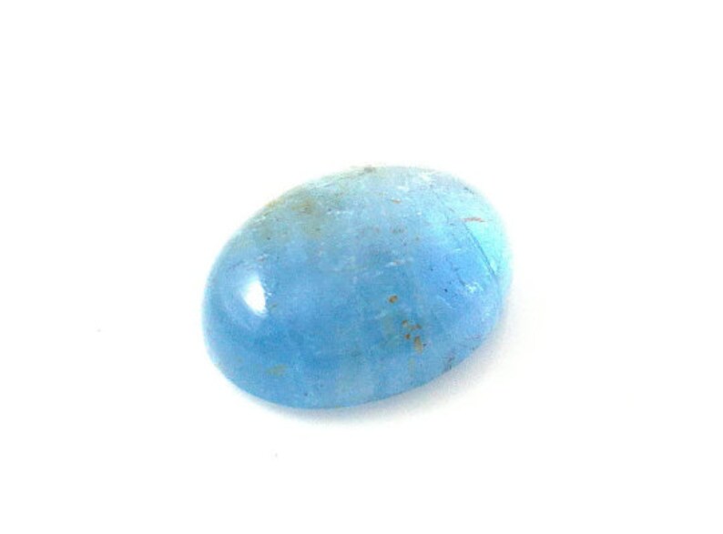 4 Lot Option Natural Santa Aquamarine Cabochon Oval Smooth Polish Loose Gemstone,Blue Gems,Ring,Pendant,Earring,Jewelry,Beads,Bi Color,