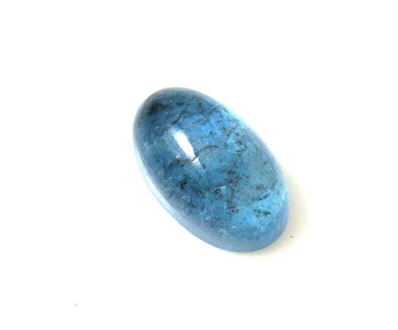 4 Lot Option Natural Santa Aquamarine Cabochon Oval Smooth Polish Loose Gemstone,Blue Gems,Ring,Pendant,Earring,Jewelry,Beads,Bi Color,