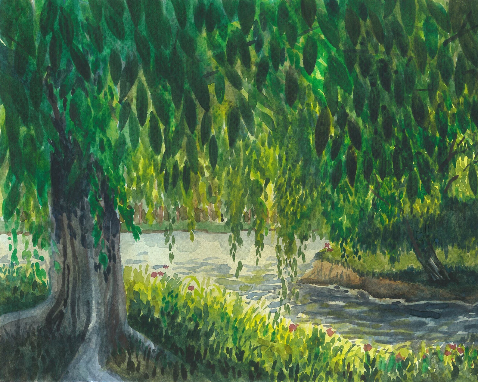 willow tree art by my side