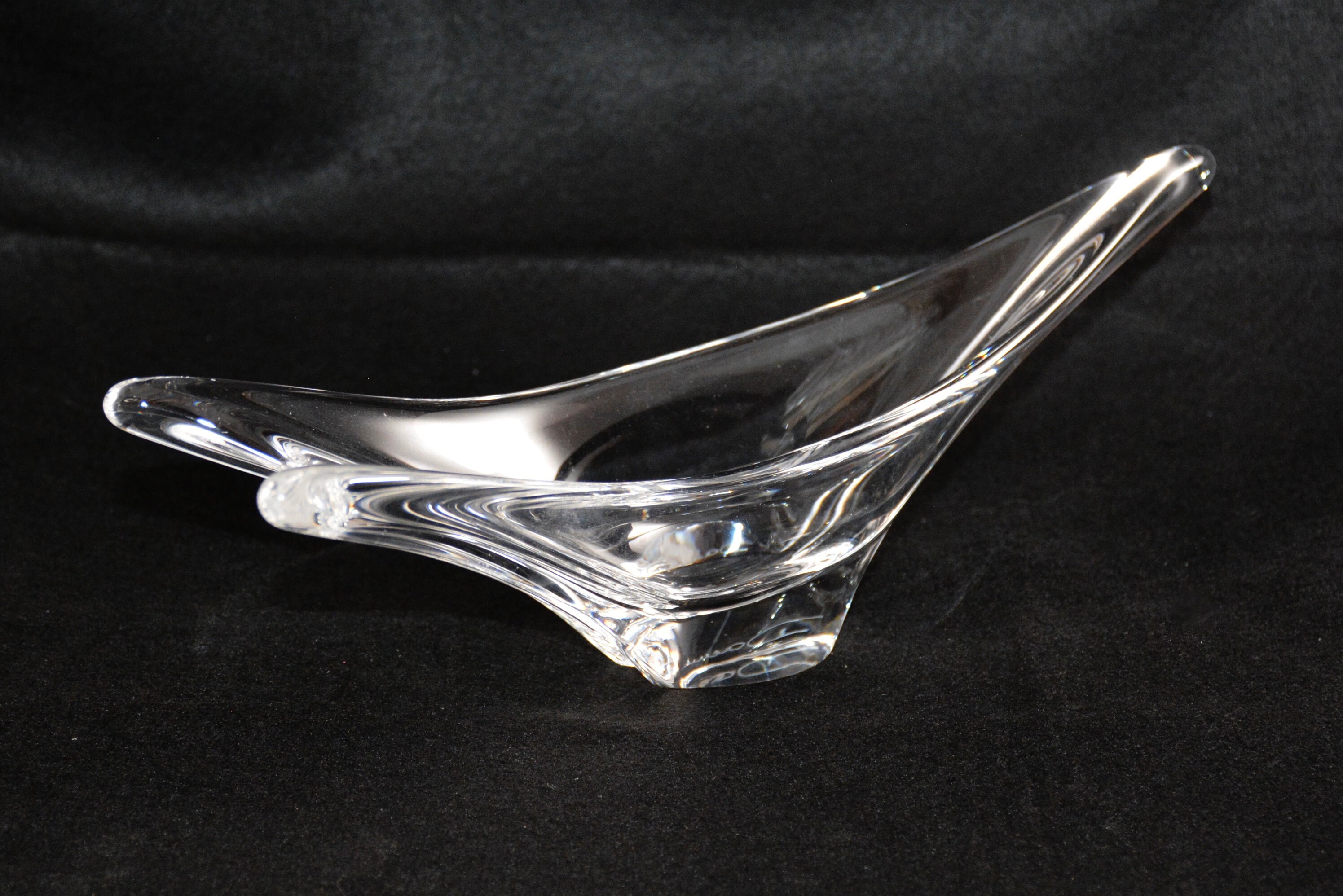 Gorgeous Daum France Crystal Flower Shaped Bowl Dish | eBay