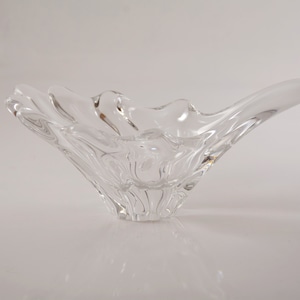 Signed Daum France Crystal Small Fruit Bowl