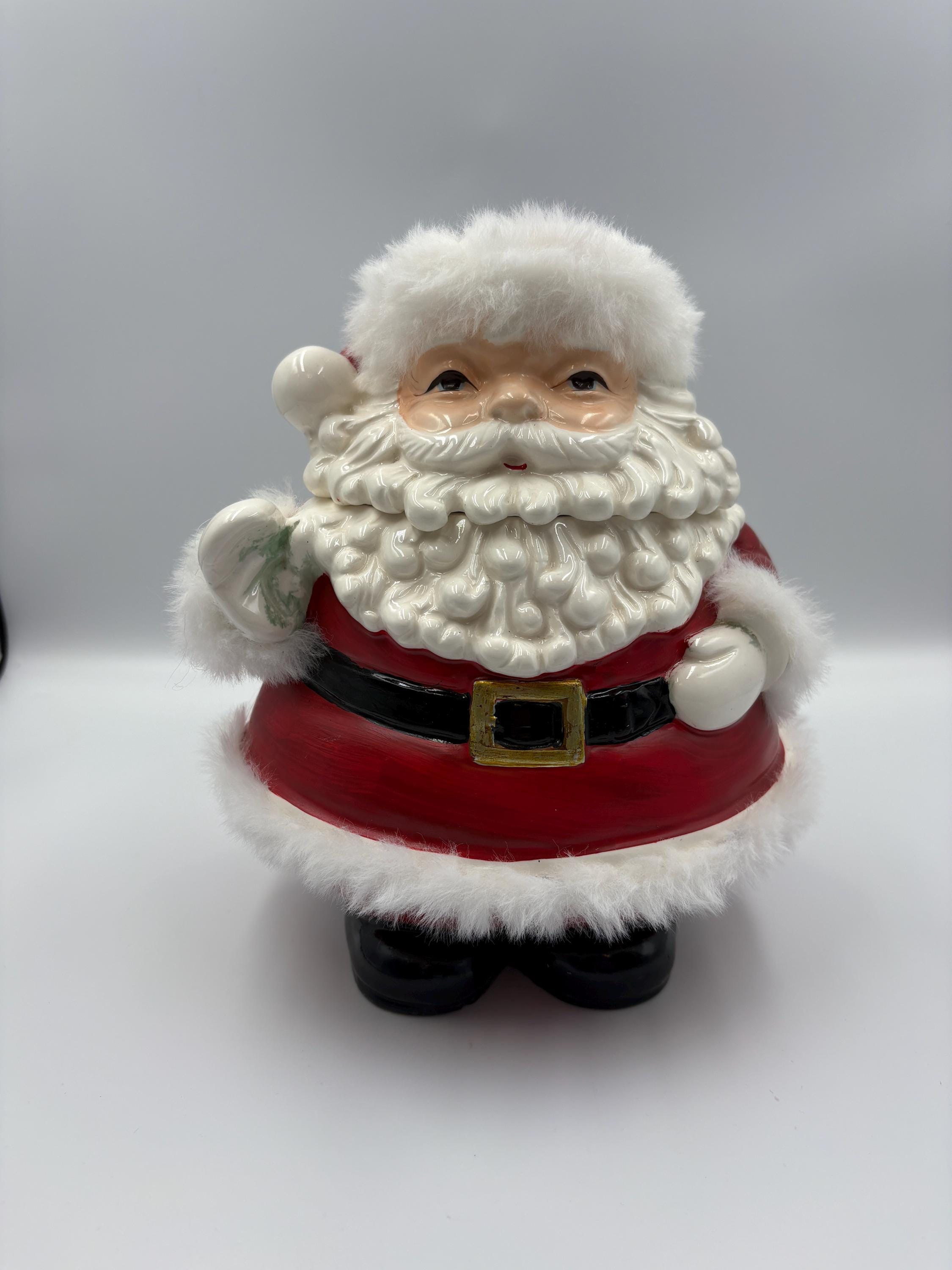 Santa Cookie Jar Japan - Etsy