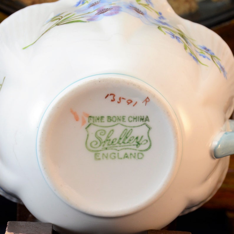 Shelley Blue Rock Teacup