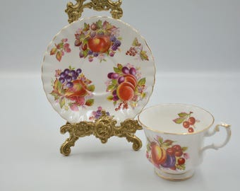 Royal Albert Teacup with Fruit/Orchard Pattern 4486