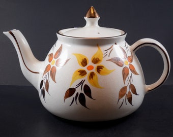 Gibsons Staffordshire Teapot with Floral Design