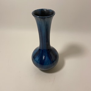 Blue Mountain Pottery Blue Glaze Vase