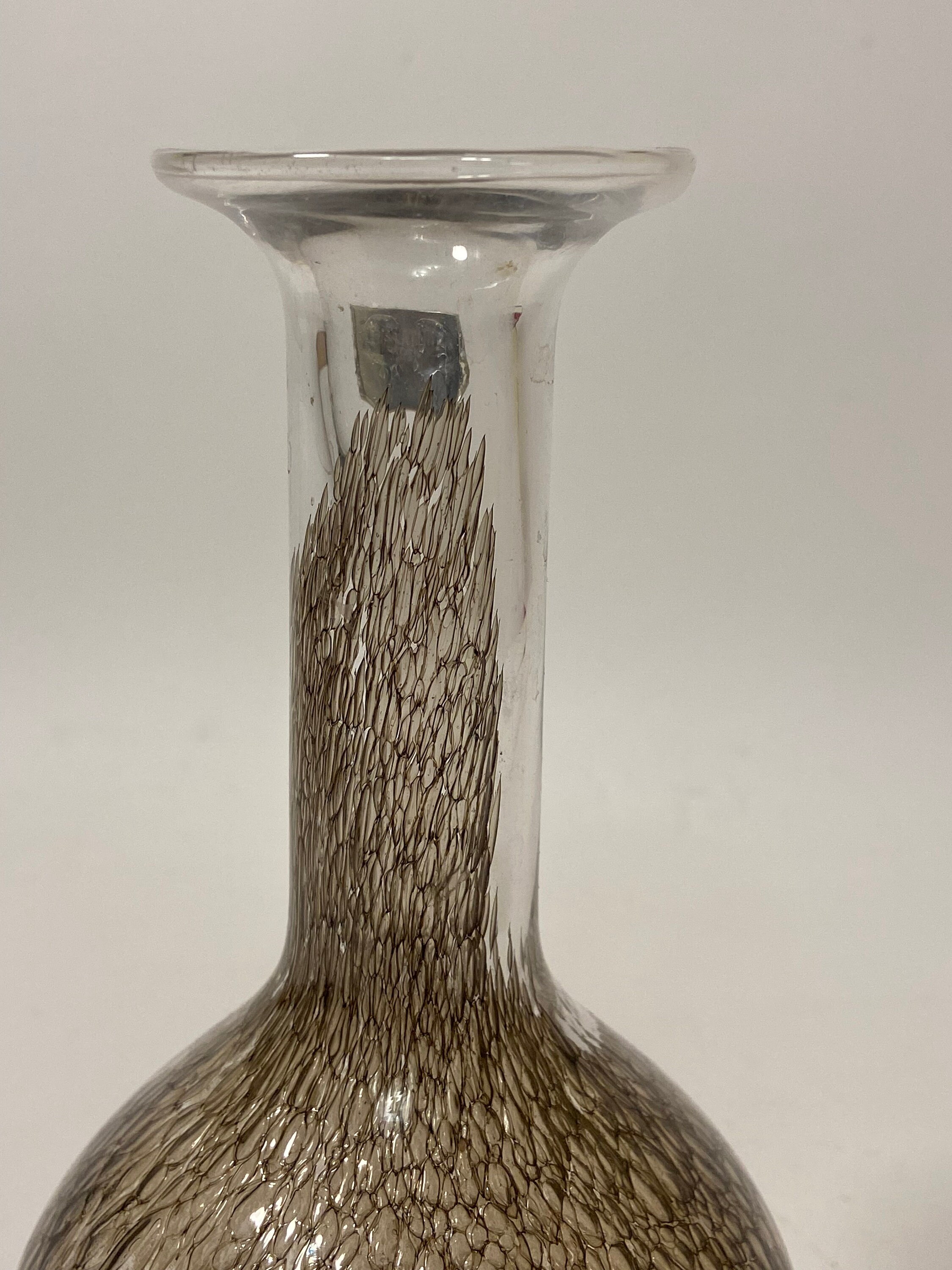 NUUTAJÄRVI 1793 クリスタルオブジェ Vintage Nuutajarvi 1793 Finland Crystal Clear Art Glass Mid