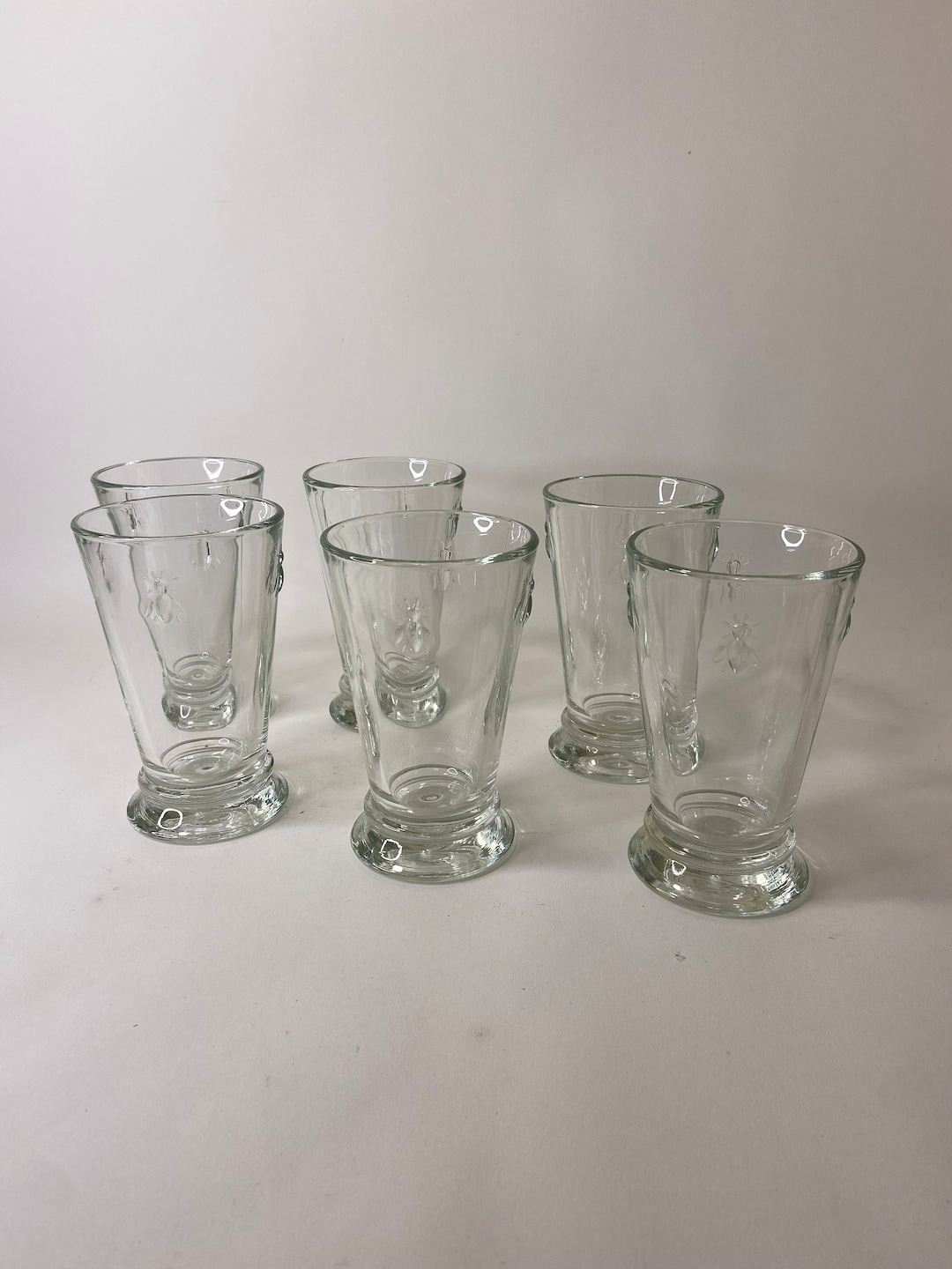 La Rochere Bee Clear Ice Tea Glasses Set of 6 Etsy