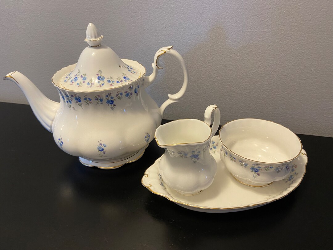 Royal Albert Memory Lane Teapot Set Etsy