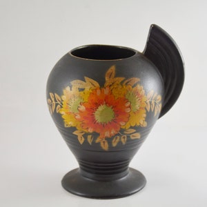 Guilford England Hand Painted Art Deco Vase