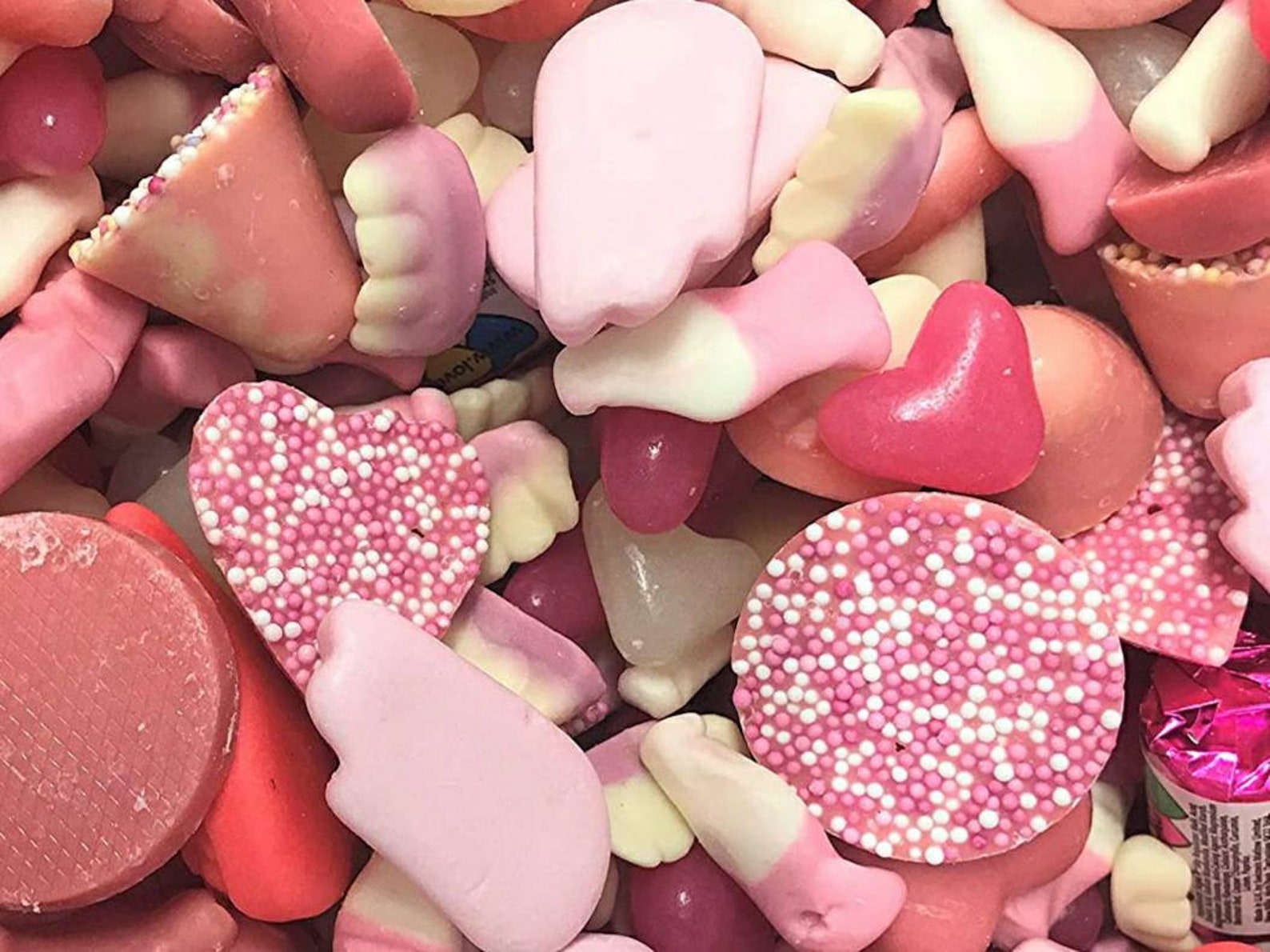 Personalised 500g Letterbox Pink Pick N Mix Sweet Treat Hamper Etsy