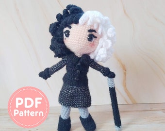 Patrón Cruella Amigurumi