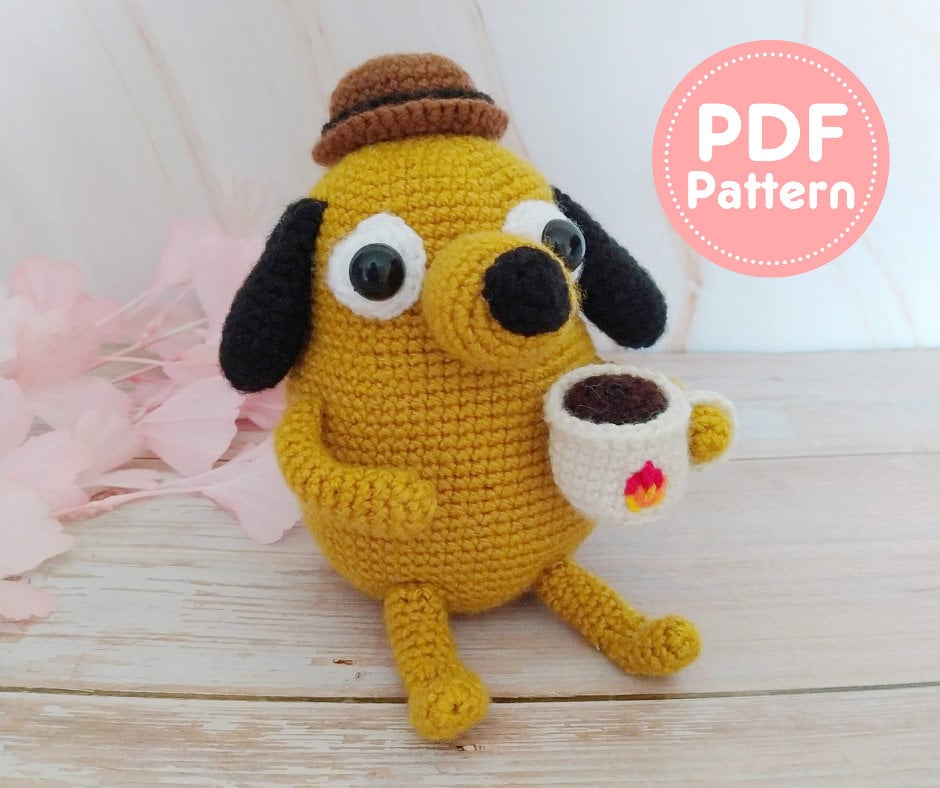 This is Fine Dog Plush Etsy