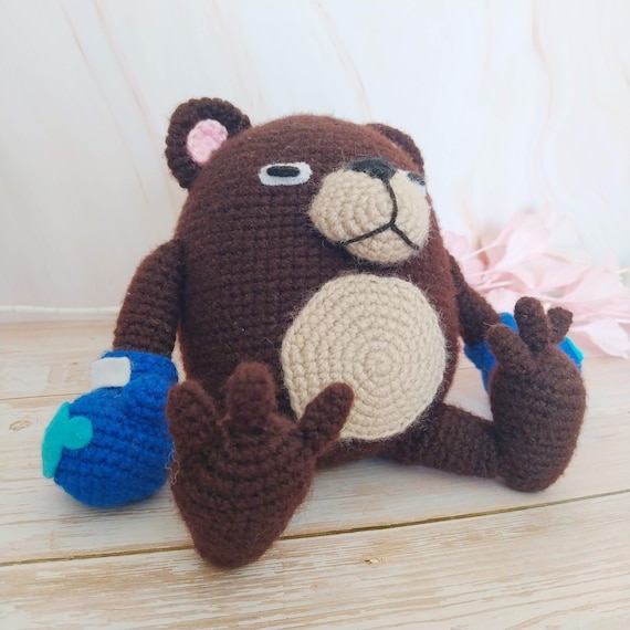 Tsukamoto Boxing Bear Anime Inspired Amigurumi Pattern - Etsy