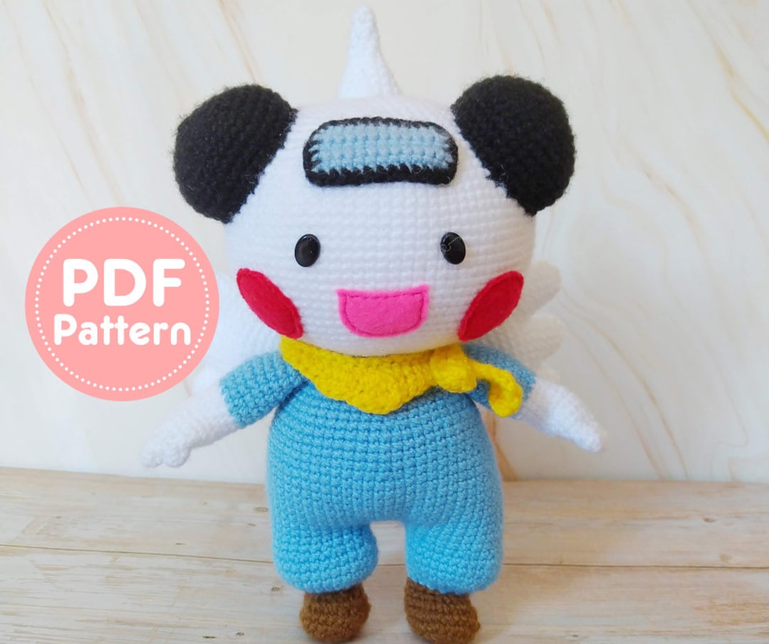 Hakoware Potclean Inspired Anime Crochet Amigurumi Pattern - Etsy