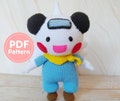 Hakoware Potclean inspired Anime crochet amigurumi pattern product logo