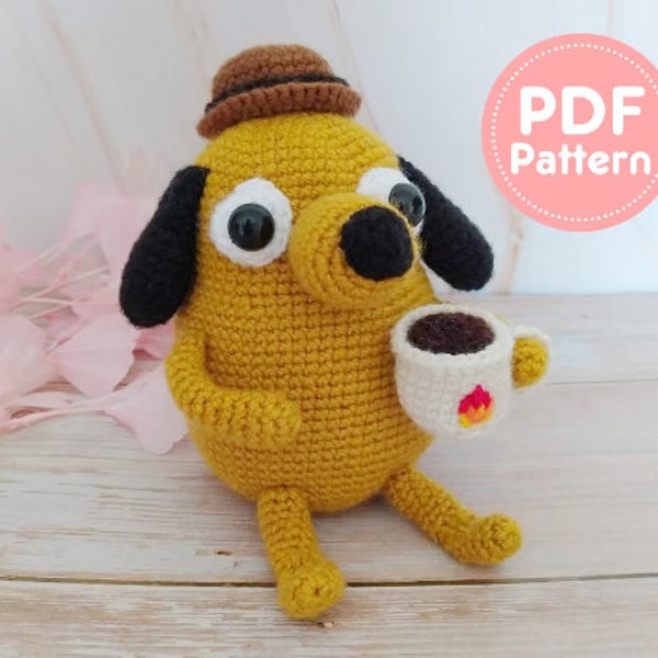 Dog in the fire Amigurumi Pattern