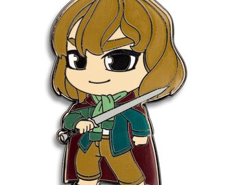 Hobbit Enamel Pin - Chibi Pippin - Cute Pin - Bester Freund Pin - Lord der Chibis - Hard Enamel Pin - Begleiter